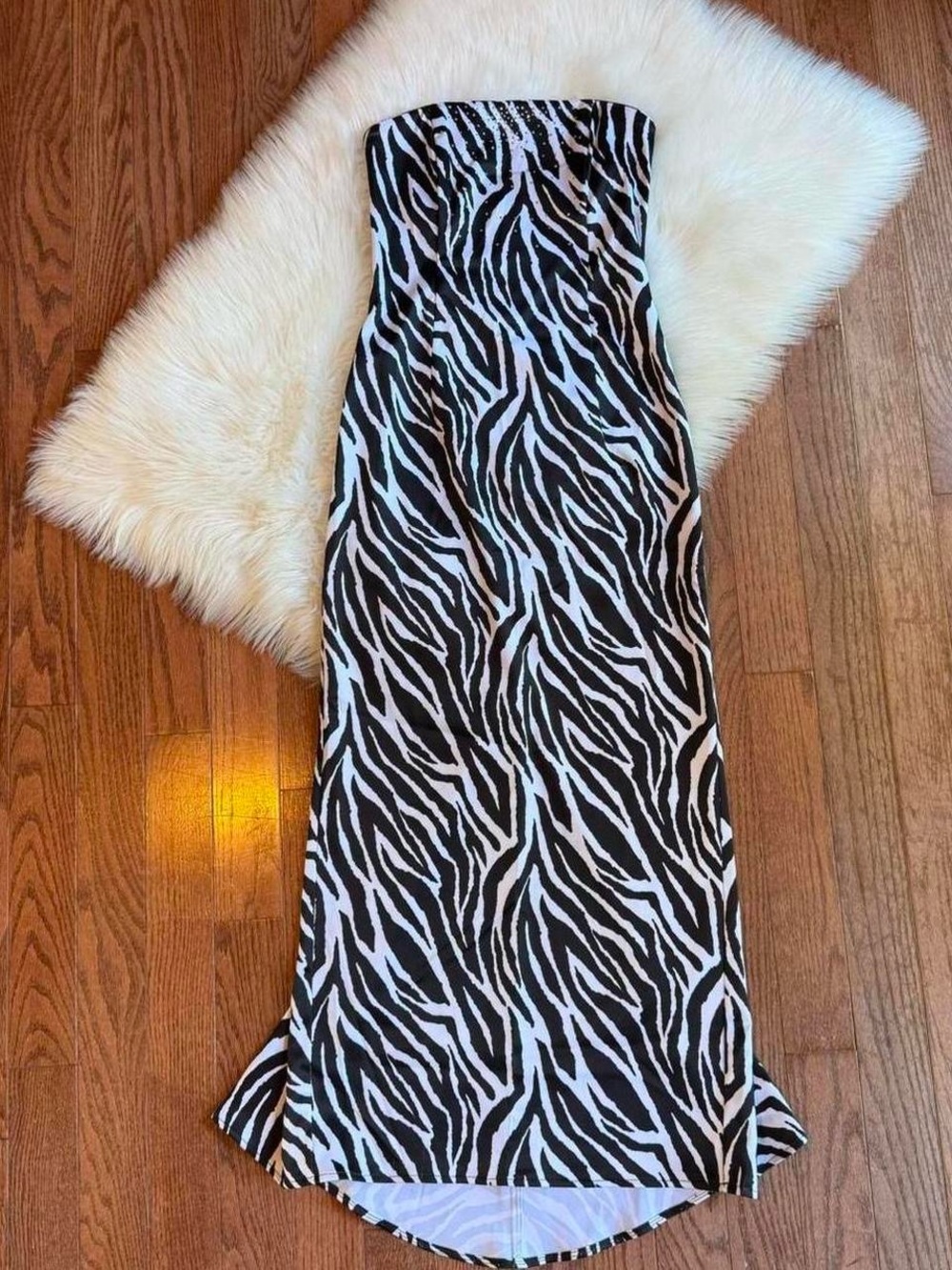 Vintage Gunne Sax zebra dress